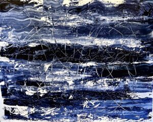 48 x 36 abstract acrylic on canvas